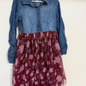 Justice Blue Denim Shirt